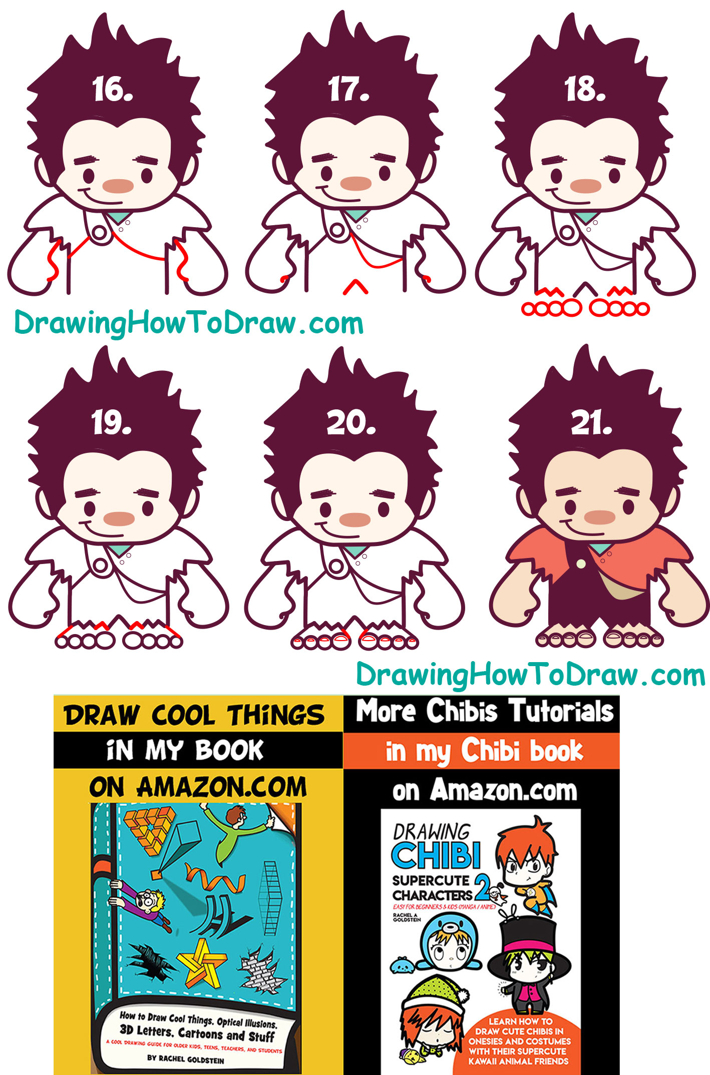 1418x2148 How To Draw Cute Kawaii Chibi Ralph From Wreck It Ralph