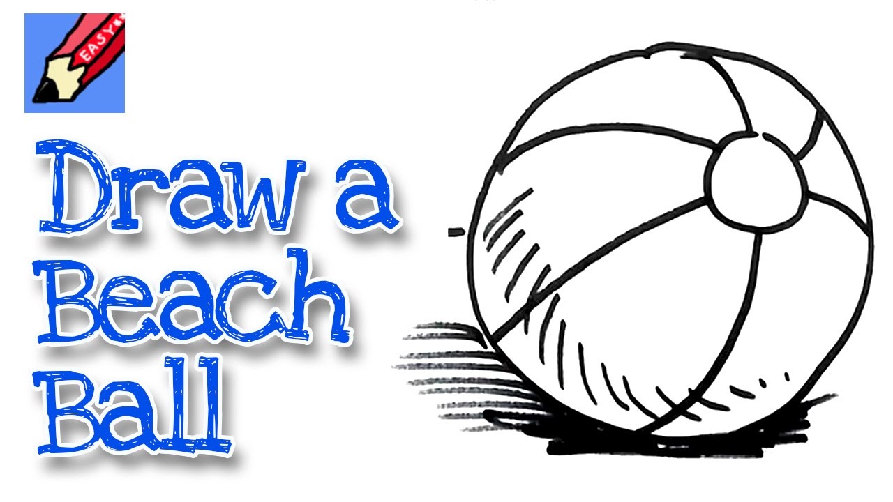 1280x720 how to draw a beachball real easy