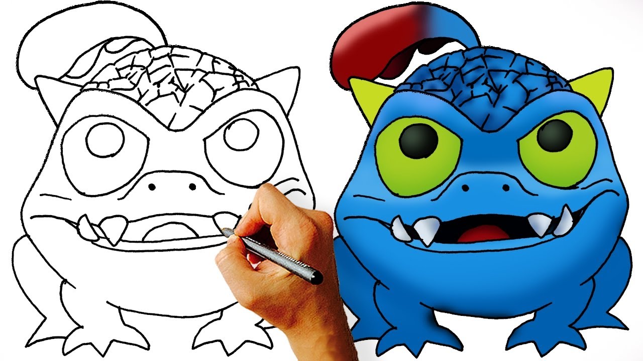 1280x720 Pk How To Draw Wrecking Ball Skylanders Easy