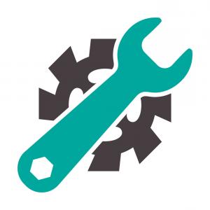 300x300 Hand Drawn Adjustable Spanner Vector Engraving Doodle Drawing