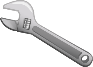 300x216 Wrench Clip Art