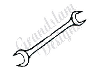340x270 Wrench Embroidery Etsy