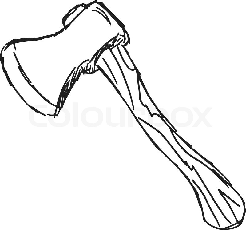 800x748 Axe Drawing Axe Tool For Free Download