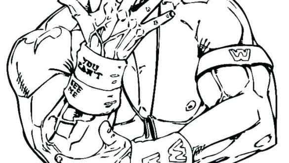 585x329 Wwe Title Belts Coloring Pages Desire Wrestler Clipart Wrestling
