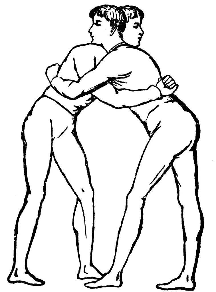 757x1024 Wrestling Clipart Etc