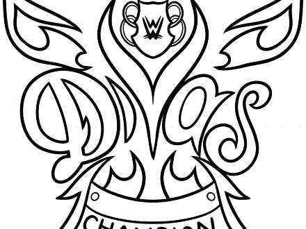 440x330 Wwe Color Coloring Pages Wrestling Color Outstanding With Randy