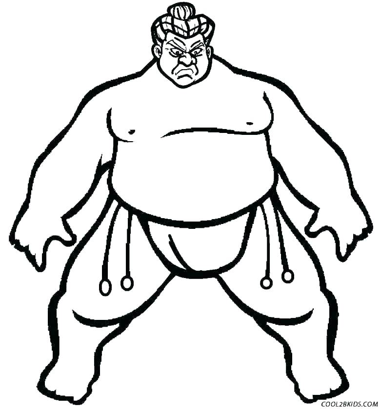 781x840 Wrestling Coloring Pages John