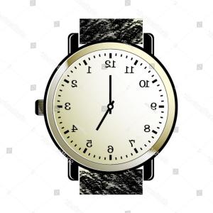 300x300 Gent Wrist Watch Black Whitevector Drawing Soidergi