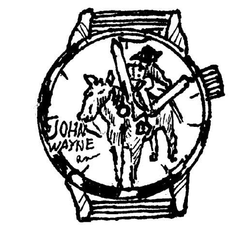 510x481 John Wayne Wrist Watch