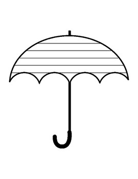 270x350 Umbrella Template Worksheets Teaching Resources Tpt