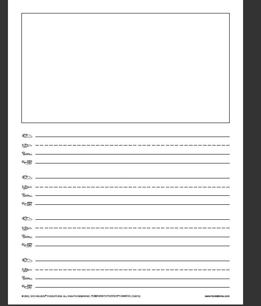 524x614 Writing Paper Teach Using A Skyline, Plane Line, Grass Line