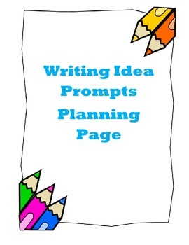 270x350 Writing Topic And Drawing Box With Planning Lines