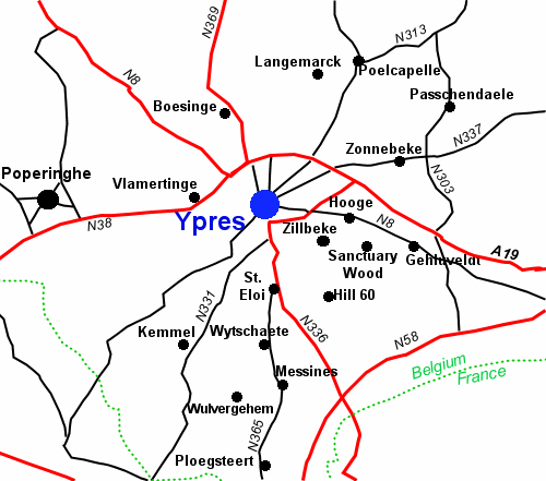 500x441 Flanders, Ypres And The Salient World War One Battlefields