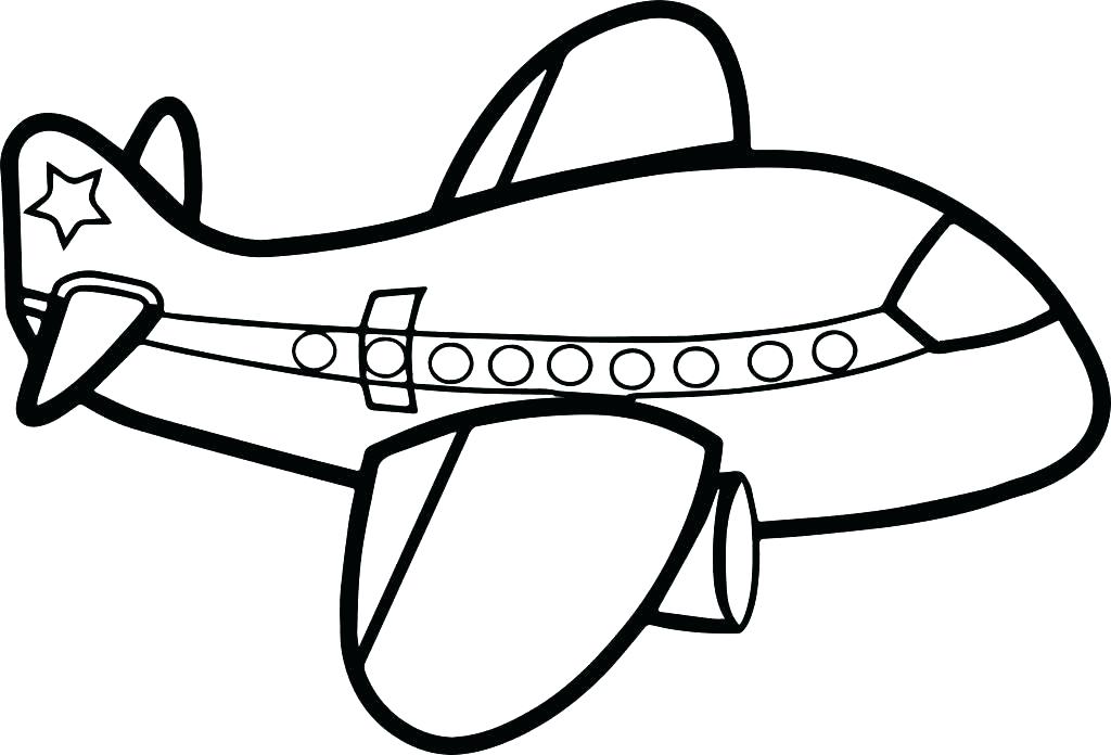 1024x696 Aircraft Coloring Pages Airplane Drawing At Free For Personal