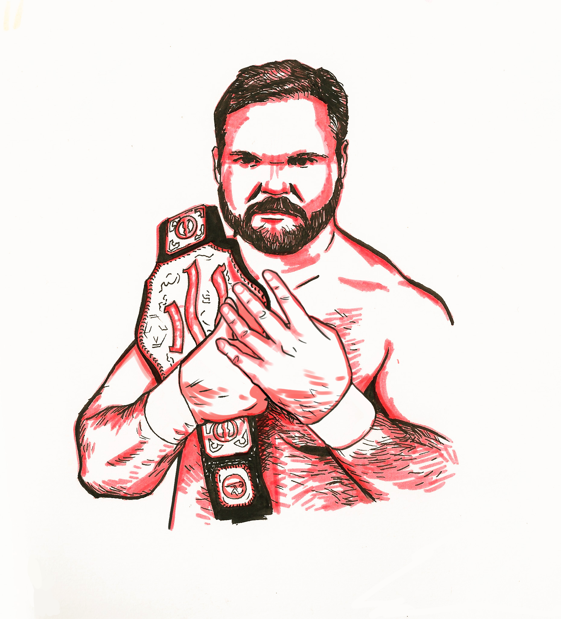 1859x2052 My Drawing Of The Enforcer, Arn Anderson Squaredcircle