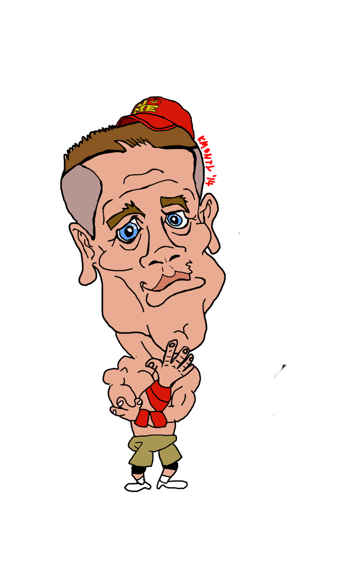692x1154 John Cena Caricature
