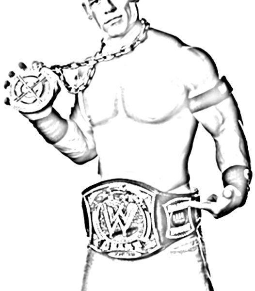 526x600 Wwe John Cena Drawing At Getdrawings Com Free