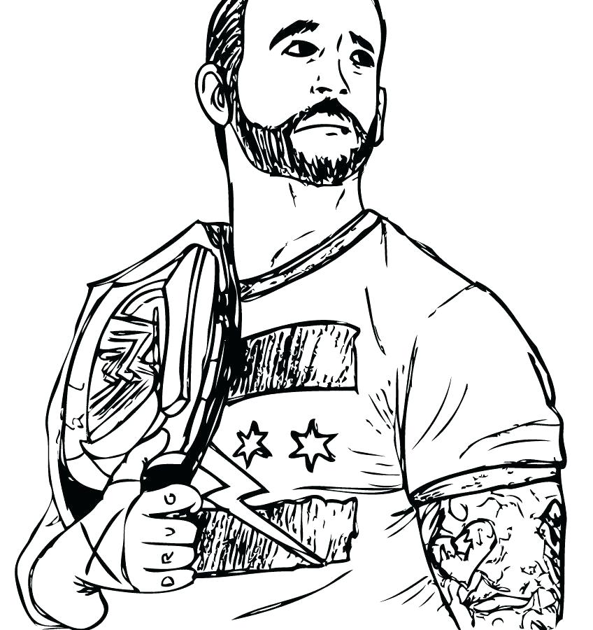 848x900 John Cena Coloring Pages