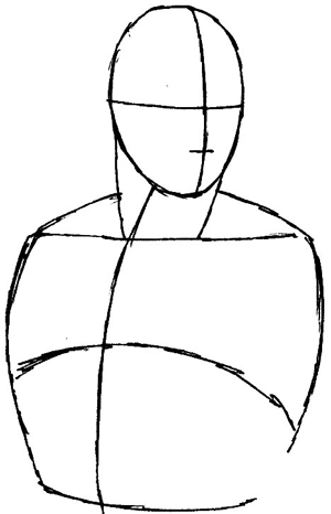 300x466 How To Draw Cyclops From Marvel's X Men Superhero Team Drawing