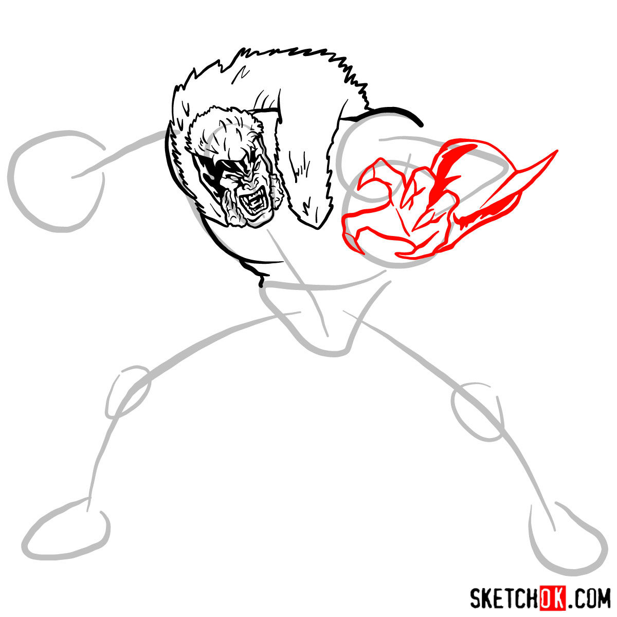 1200x1200 How To Draw Sabretooth