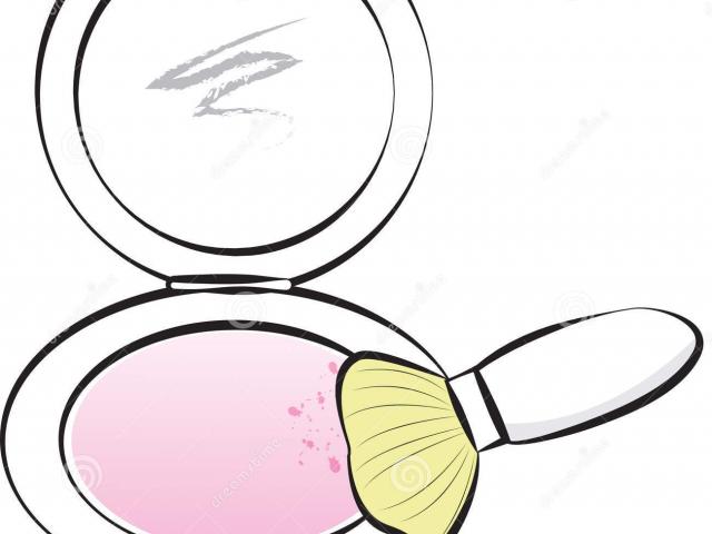 640x480 Makeup Clipart Drawing