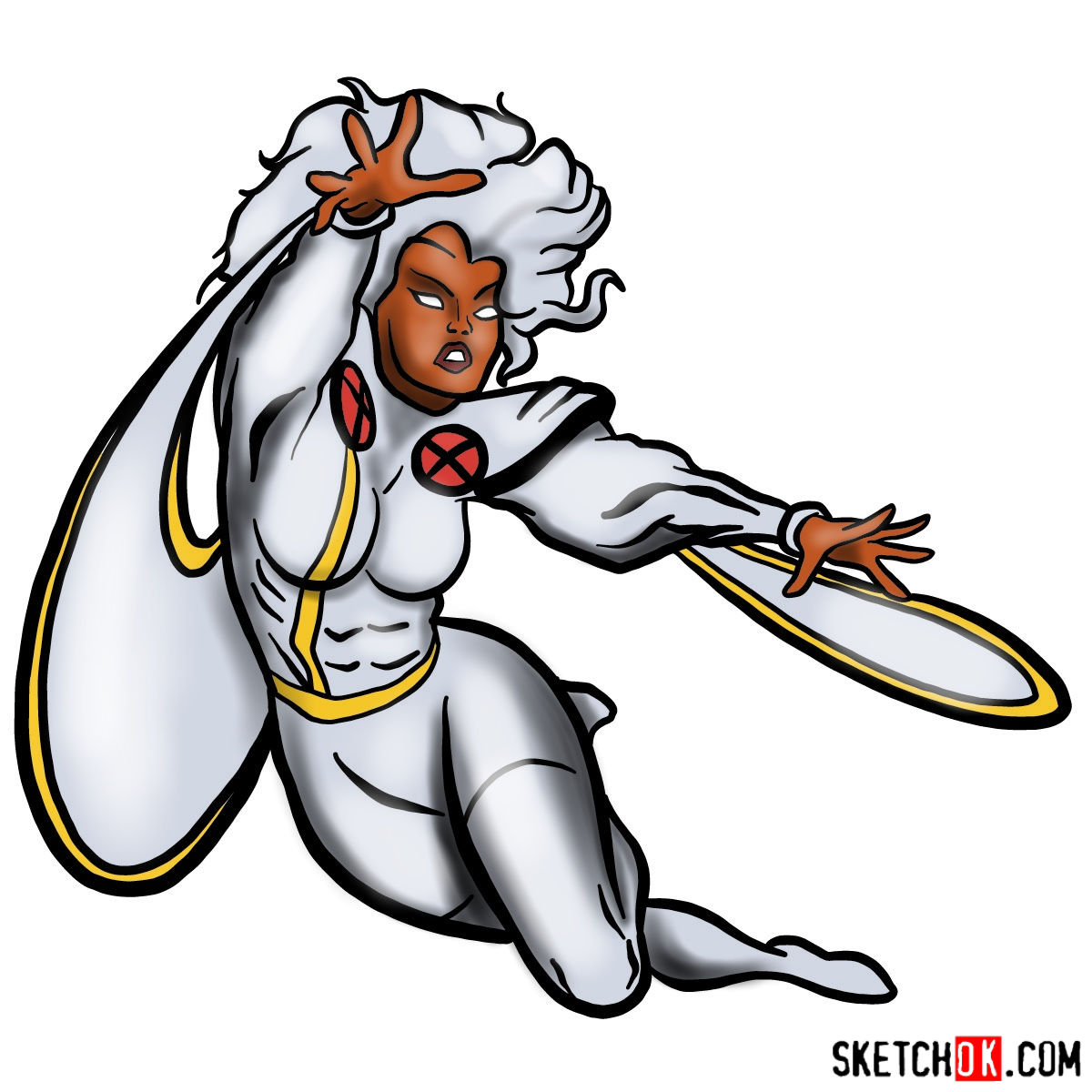 1200x1200 How To Draw Ororo Munroe