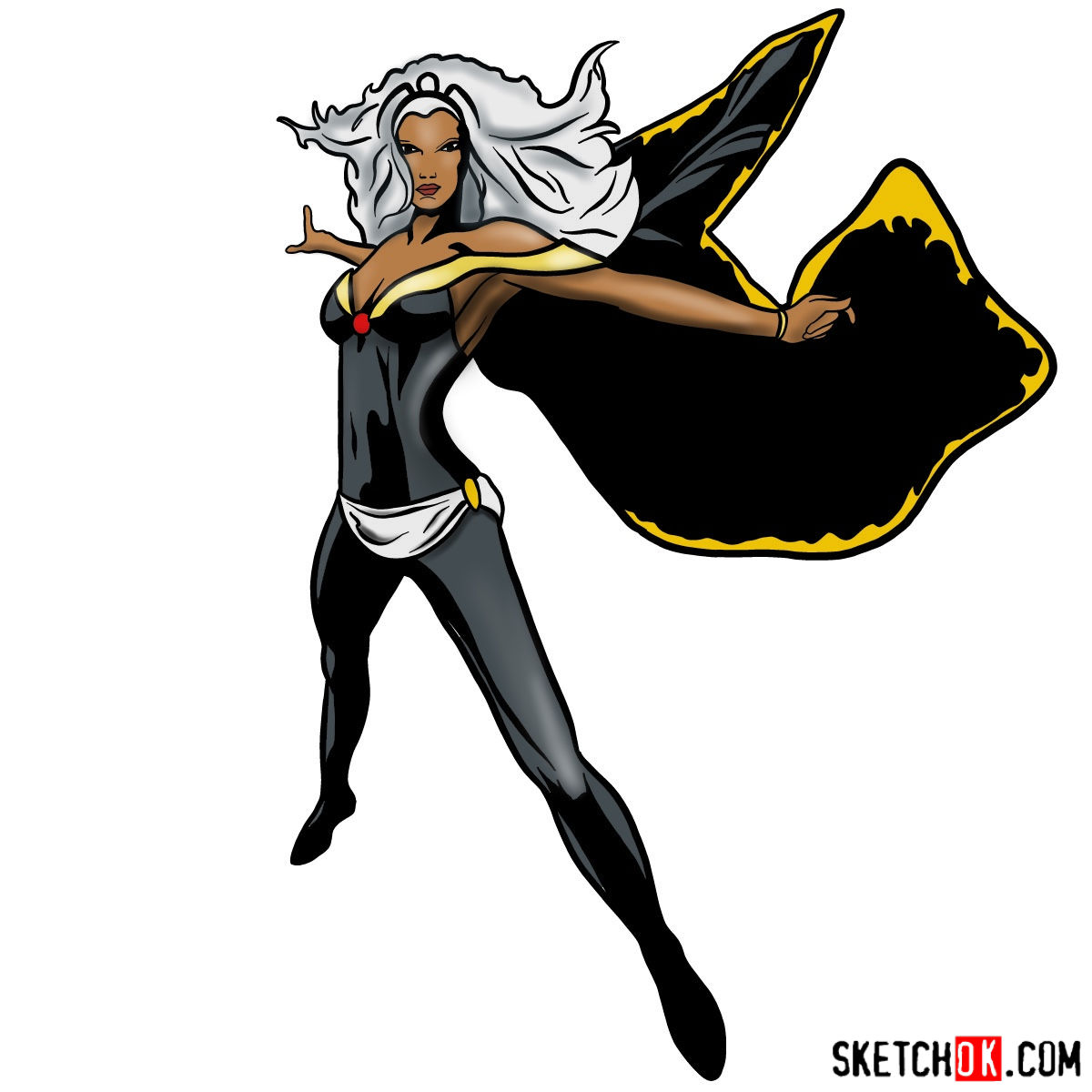 1200x1200 How To Draw Storm From X Men