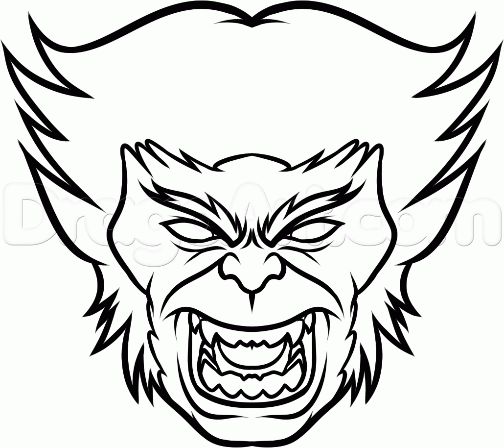 1030x914 Step How To Draw Beast Easy