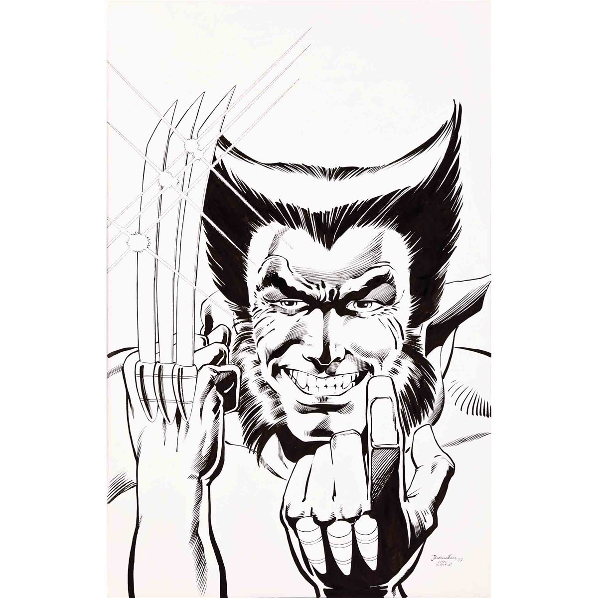 1200x1200 Josef Rubinstein Original Drawing Of Wolverine From X Men