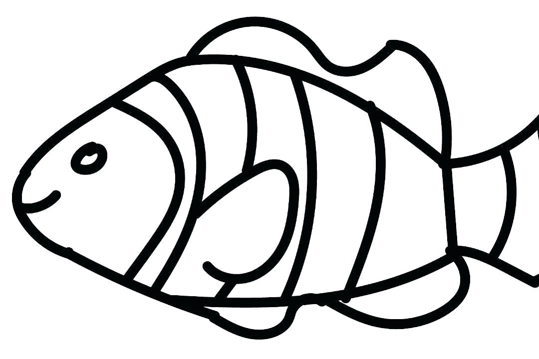1080x720 Fish Coloring Pages For Preschool