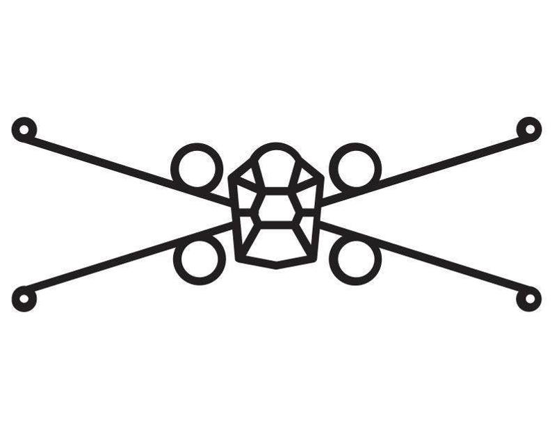 794x614 X Wing Decal Star Wars Themed Decal Etsy