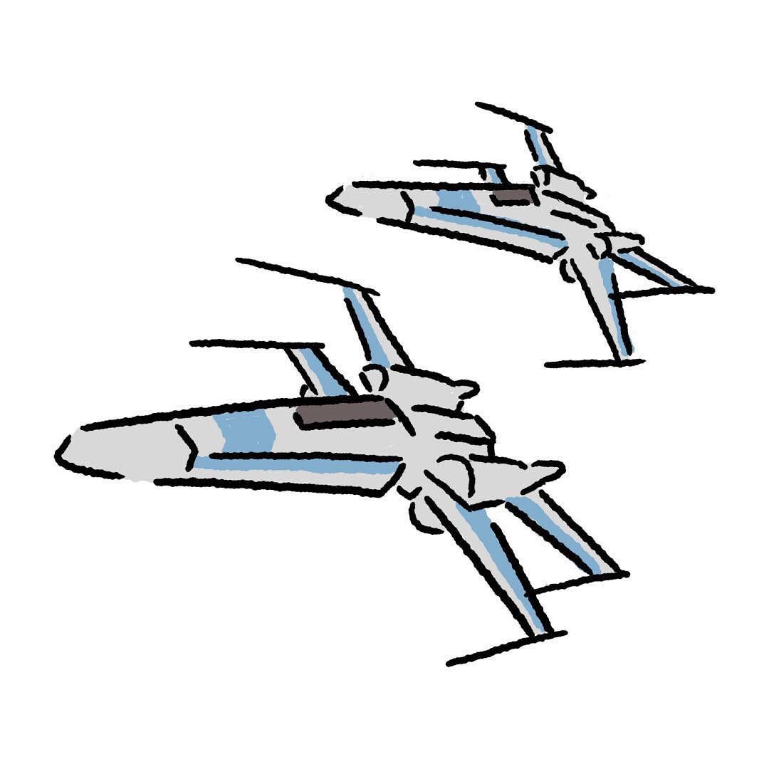 1080x1080 X Wing Fighter