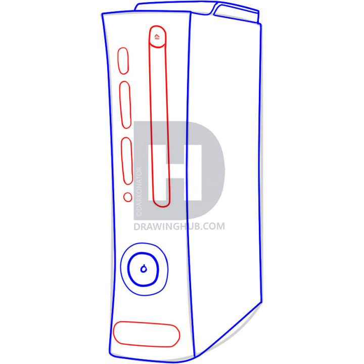 720x720 how to draw an xbox, draw an xbox step