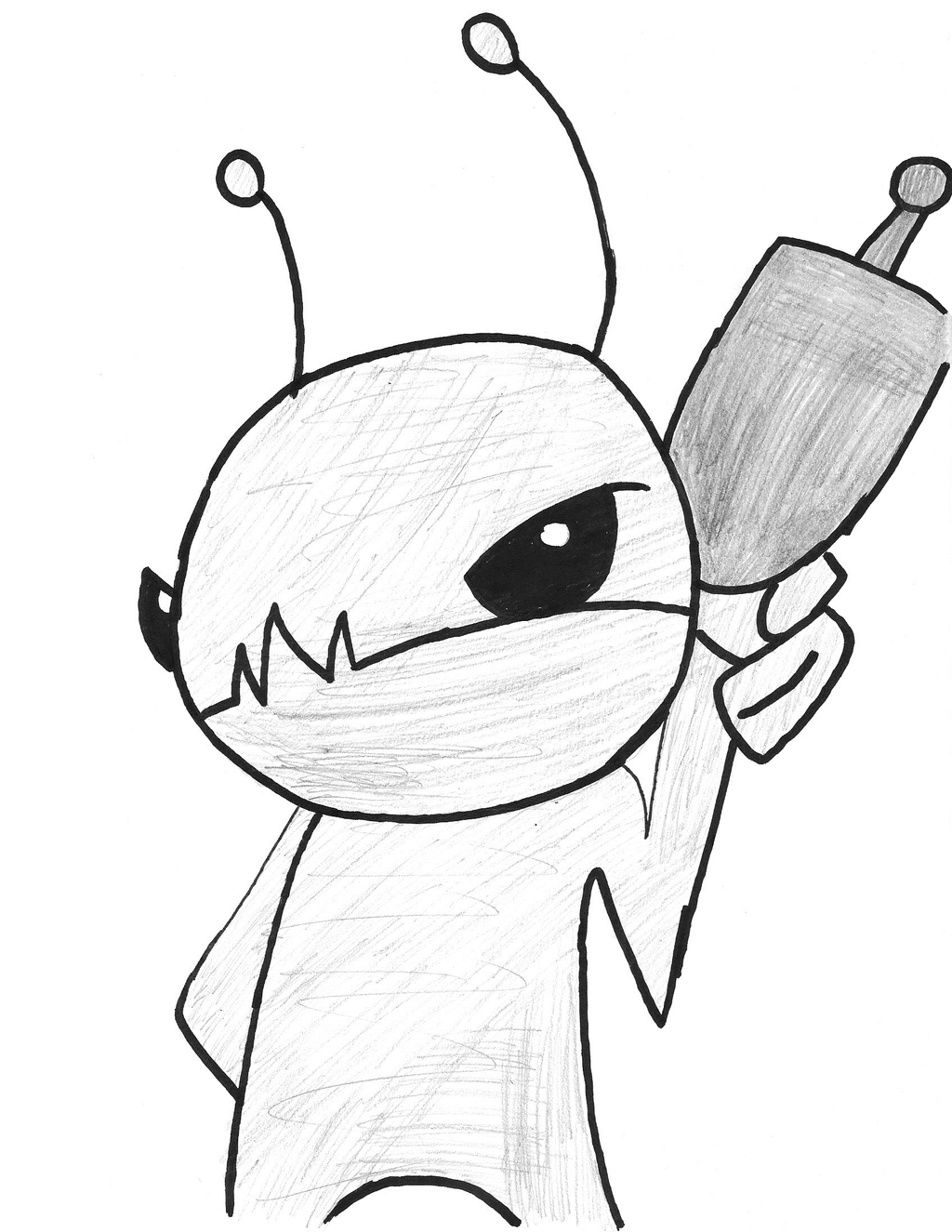 1024x1325 Collection Of 'aliens Drawing' Download More Than Images