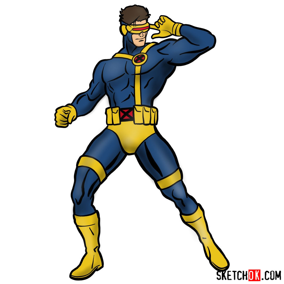 1200x1200 How To Draw Cyclops From X Men