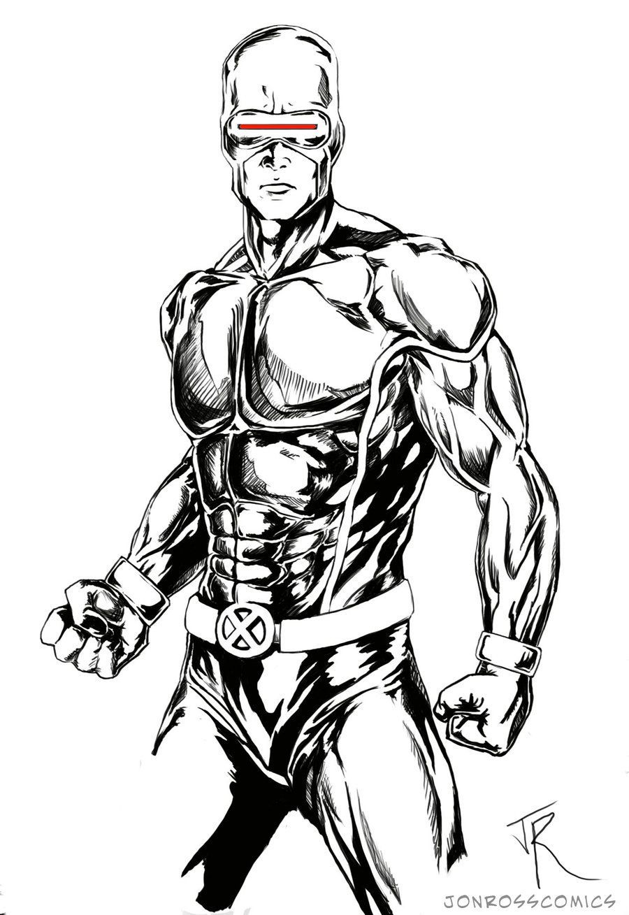 900x1309 xmen cyclops danger sketch