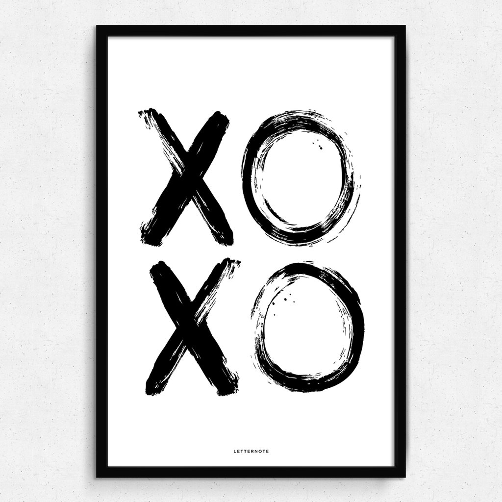 1024x1024 Xo Xo Art Print Letternote
