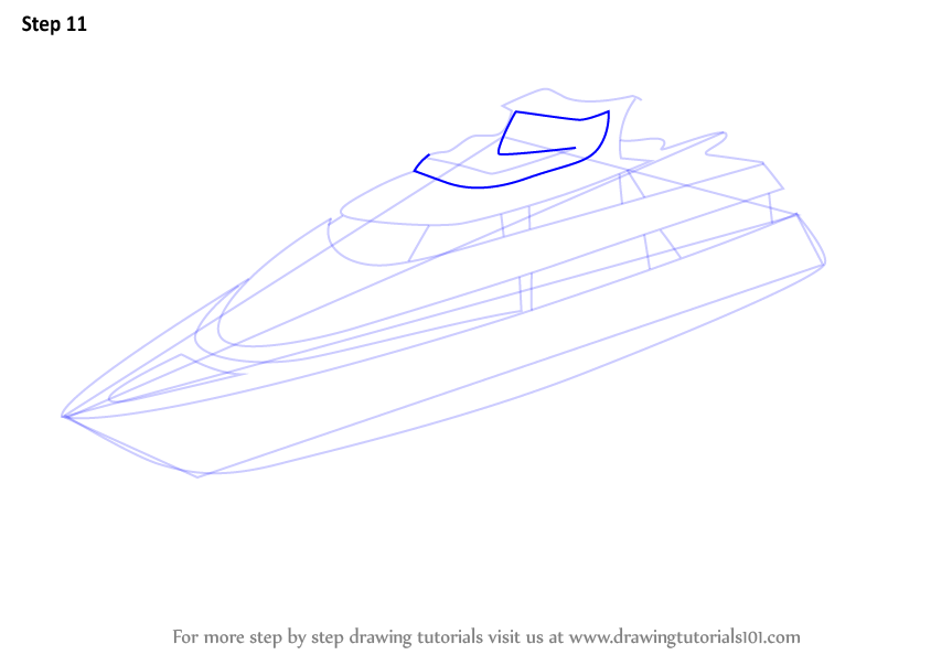 844x594 Learn How To Draw A Yacht
