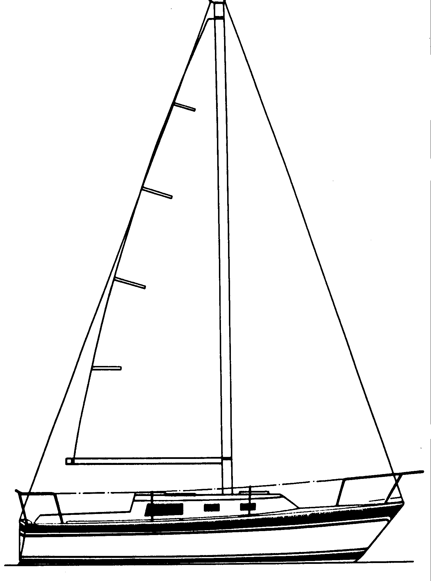 1512x2037 Yacht Drawing Y Be For For Free Download