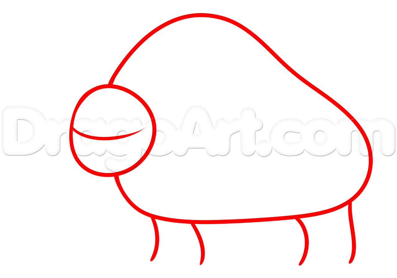 1279x896 Drawing A Yak Step