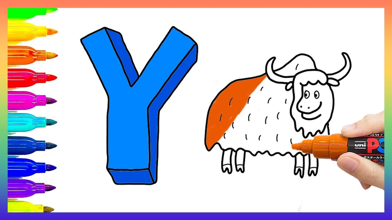 1280x720 How To Draw Colorful Yak The Boss Baby Coloring Pages For Kids