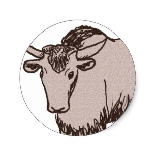 307x307 Yak Drawing Gifts Gift Ideas Zazzle Uk