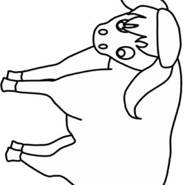 268x268 yak clipart the yak black and white yak illustration