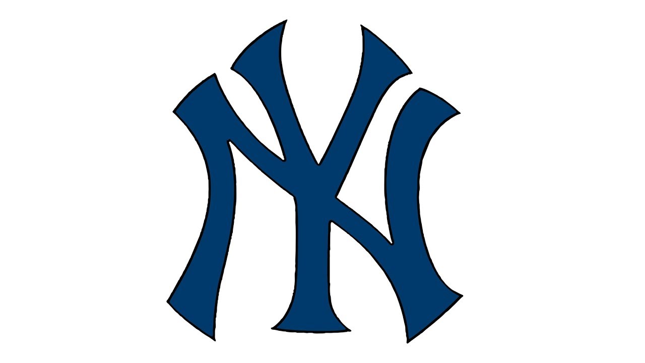 1280x720 how to draw the new york yankees logo