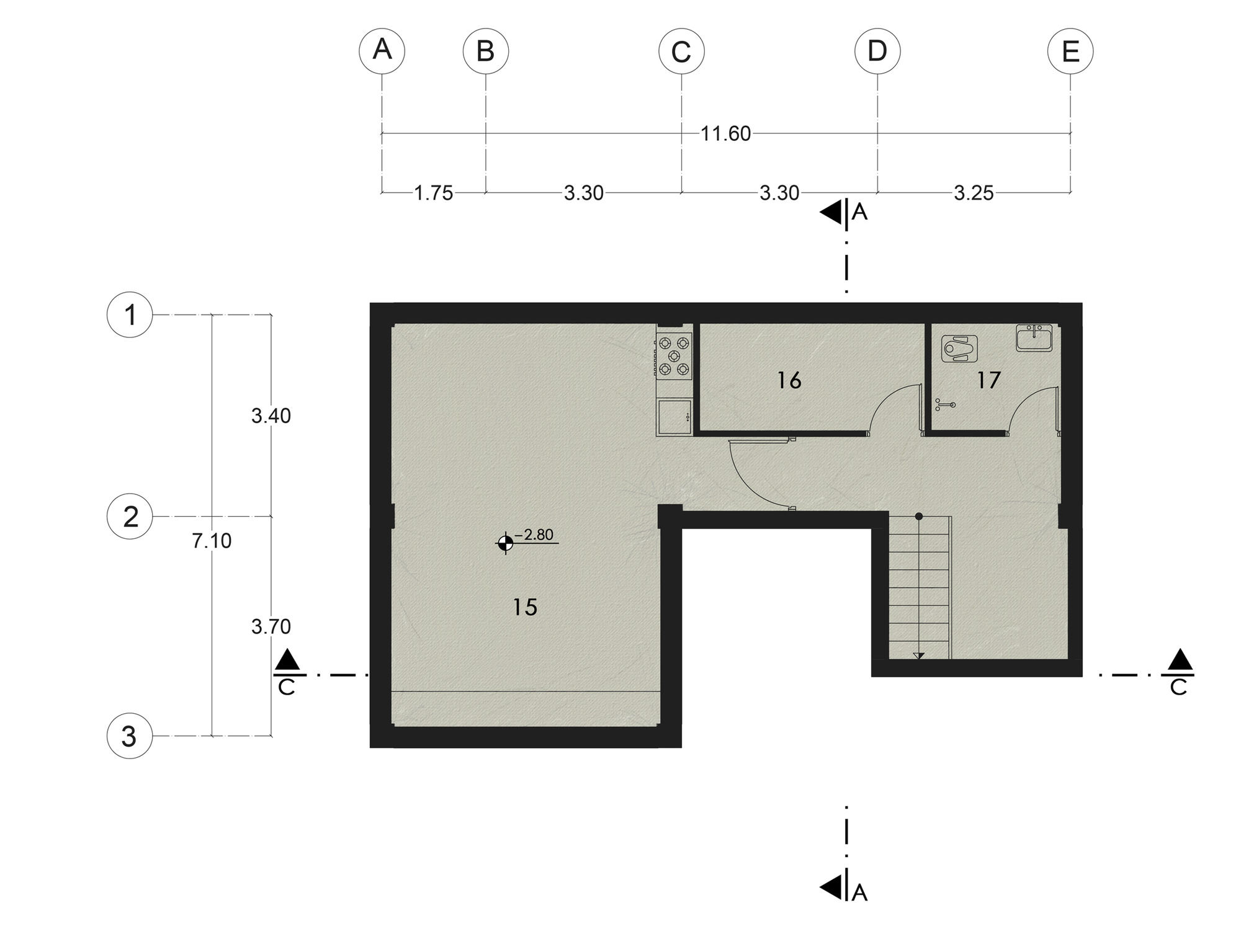 2000x1535 Gallery Of Blue Yard House Ayeneh Office