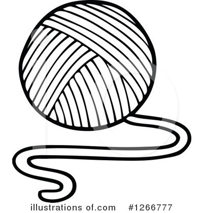 400x420 Yarn Clipart Black And White