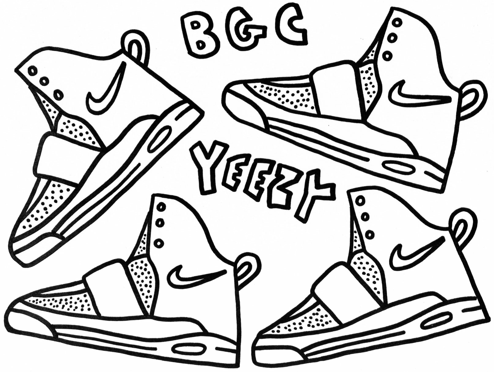 1617x1220 Air Yeezy And Ipod Touch Coloring Sheets Westcheddar