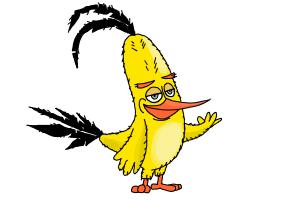 300x200 How To Draw Bird Step