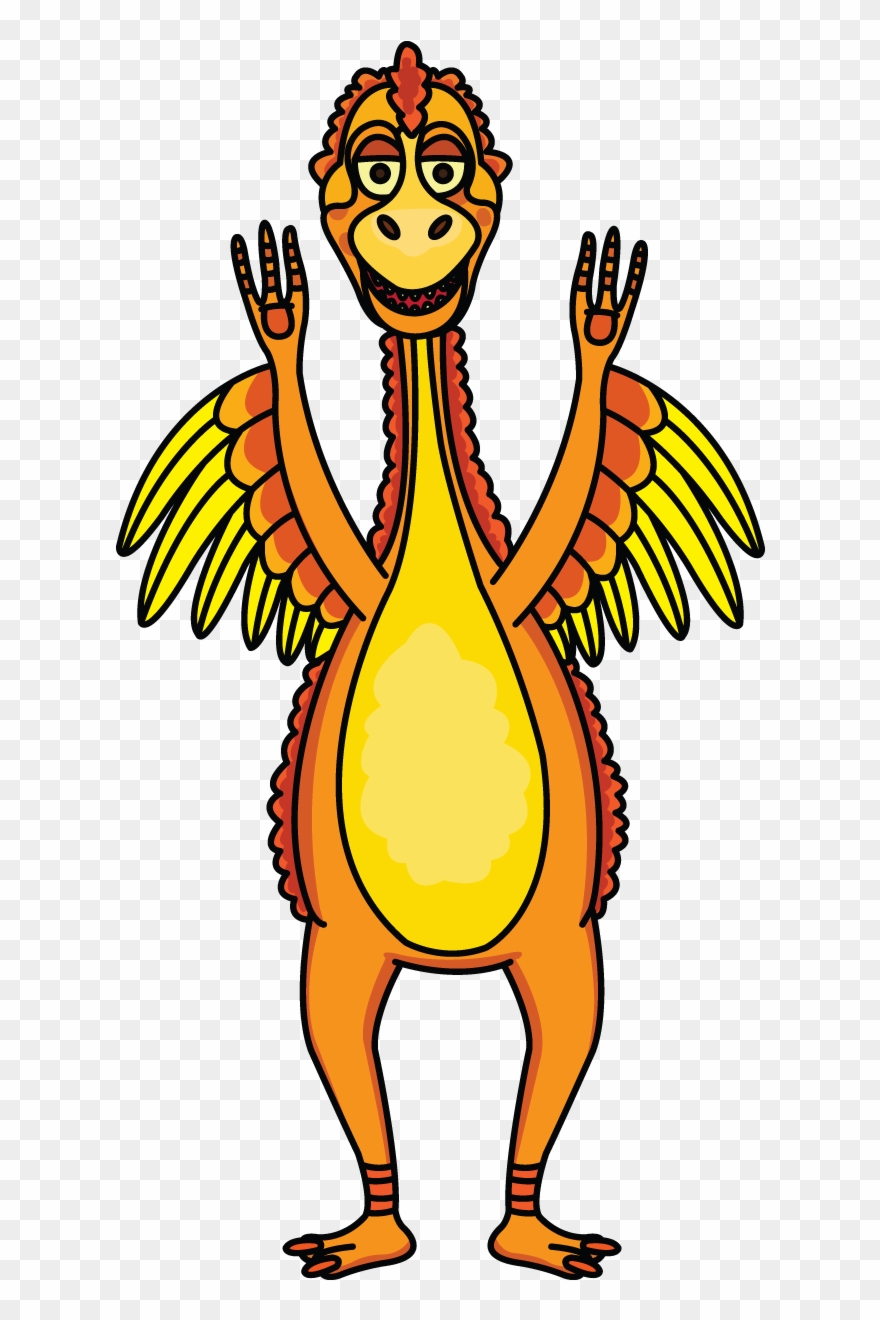 880x1320 Graphic Free Library Cute Yellow Dinosaur With Wings
