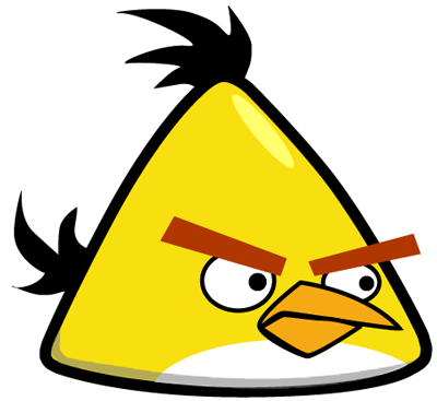 400x367 How To Draw Yellow Angry Bird With Easy Step